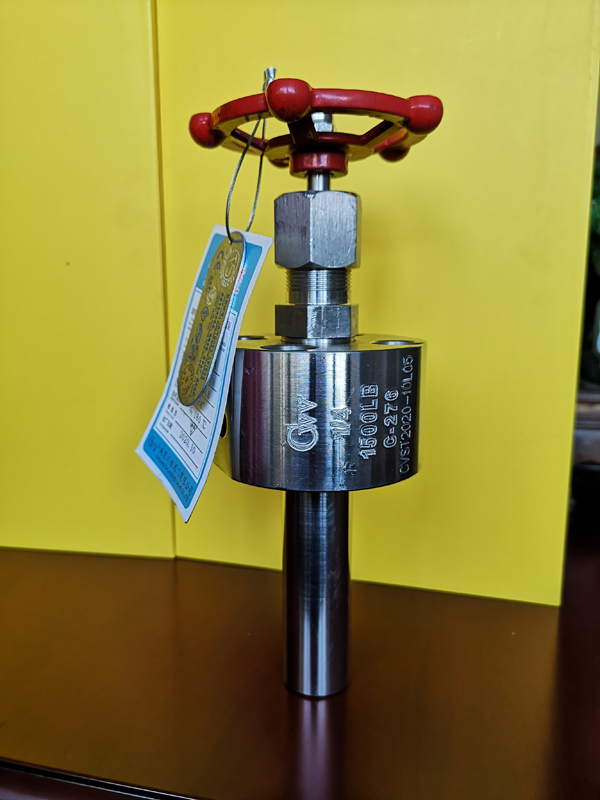 哈氏合金三通針型閥(J235Y-1500LB)